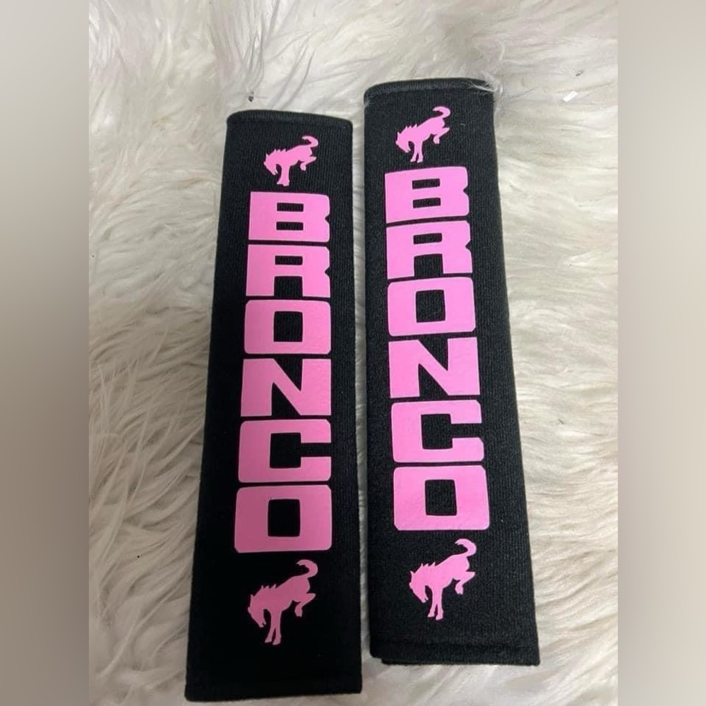 Bronco seatbelt cover